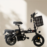 Aairsk 500W 15AH Vélo électrique de déplacement 14 pouces 48v Vélo de montagne pliable batterie lithium amovible Vélo pliant 20 MPH