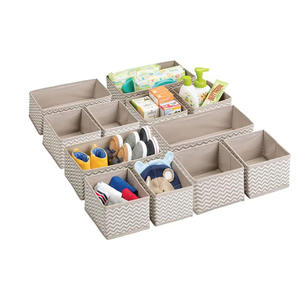 Cassetto del comò in tessuto morbido per la casa e cestino dell'organizzatore dell'armadio per la camera da letto - Product Image 6