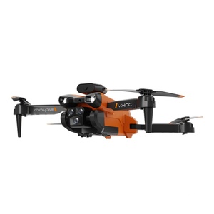 Drone GPS P13 avec maintien d'altitude, évitement d'obstacles infrarouge, quadricoptère RC pliable, mini-drone avec lumières LED, en plastique - Product Image 3