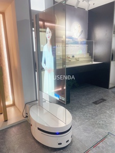 Écran interactif transparent AI de 55 pouces, affichage OLED transparent, signalisation numérique robotisée, 1920*1080, haute transparence - Product Image 3