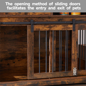 Modern tarzı kasalar mobilya köpek küçük orta büyük köpekler için ahşap köpek kulübesi kafesleri - Product Image 5