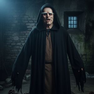 <span class=keywords><strong>Maschera</strong></span> in Latex Realistica da Zombie Anziano, <span class=keywords><strong>Maschera</strong></span> Spaventosa da Nonno con Rughe, Denti Sciolti e Sopracciglia Bianche - Product Image 2