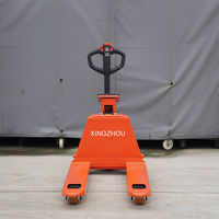 Chariot à palettes manuel CDD15 de 1,5 tonne - Certifié CE - Garantie 1 an - Chariot élévateur industriel tout-terrain pour entrepôt
