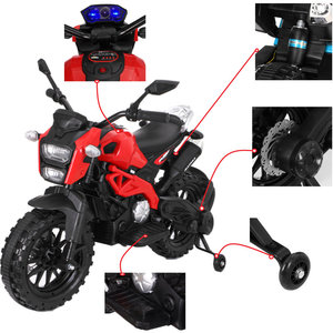 Moto électrique pour enfant DLS, moto à pédales pour enfants, voiture musicale avec lumière LED, batterie 12V USB, jouet moto pour enfants de 2 à 10 ans - Product Image 6