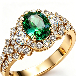 แหวนเพชรทรงรีชุบทอง 14k/18k สำหรับผู้หญิง ประดับด้วยเพชรเลี้ยงในห้องปฏิบัติการ ดีไซน์คลาสสิก เหมาะสำหรับเป็นแหวนหมั้น - Product Image 6
