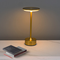 Argent Rose Or Noir Induction Soucoupe Volante Tactile Lampe De Table Hôtel Restaurant Charge Lampe En Métal