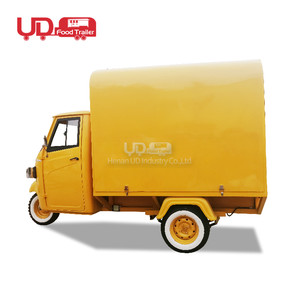 Chariot à hot-dogs mobile <span class=keywords><strong>Piaggio</strong></span> Ape de haute qualité, chariot à churros électrique miniature à vendre - Product Image 6