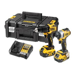 Kit perceuse-visseuse sans fil et clé à chocs DeWalt 18V avec chargeur de batterie et coffret - Product Image 1