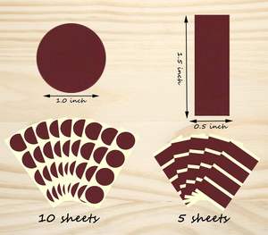 Match Striker <span class=keywords><strong>Paper</strong></span> con adhesivo Matchstick Sticker Ideal para cajas de partidos personalizadas Match Container Recargas Chimenea Decoración - Product Image 3