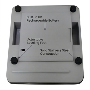 SUPER-SS Waterproof Bench <strong>Scale</strong> - 304 Stainless Steel, Dual Display For Wet Markets &amp; Food Processing - Product Image 6
