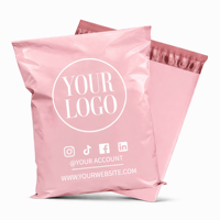 Emballages personnalisés, enveloppes en polyéthylène imprimées, sacs de courrier en polyéthylène, sacs d'expédition en plastique, enveloppes polymailers, sacs d'expédition avec logo