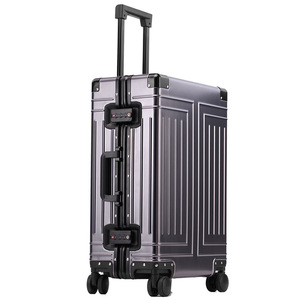 New Luxury Travel <strong>Luggage</strong> All Aluminum Hard Shell Carry on <strong>Luggage</strong> Spinner Wheels Suitcase With 4 Anti-crash <strong>Corners</strong> - Product Image 3