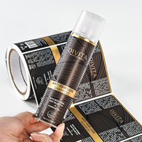 Étiquettes adhésives personnalisées de haute qualité, autocollants de luxe pour flacons cosmétiques, pour emballages de shampooings et de soins de la peau, étiquettes métalliques