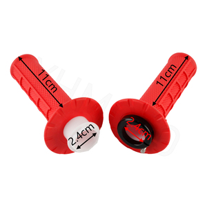 Pièces universelles pour motos <span class=keywords><strong>MX</strong></span> <span class=keywords><strong>2</strong></span> et 4 temps, poignées en caoutchouc 7/8" 22mm, type HALF WAFFLE <span class=keywords><strong>MX</strong></span> LOCK-ON, à clipser - Product Image 6