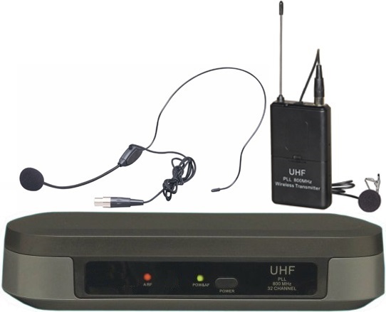 UM-8012 Professional Wireless Headset Microphone UHF System