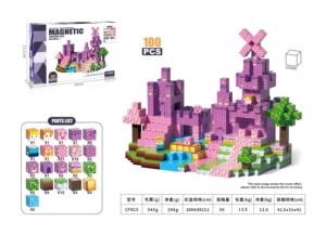 Set di 100 Pezzi di Blocchi Magnetici Educativi da 2,5 CM, Gioco di Costruzione del Mondo, Cubi Rompicapo - Product Image 4