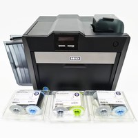 Imprimante de cartes PVC à transfert thermique par sublimation de résine HID Far-go HDP6600 600 dpi, retransfert NFC, double face, RFID