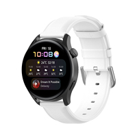 Correa de cuero de 20mm y 22mm para Samsung Active 2 40mm/44mm Gear S3 46mm Huawei Watch GT2 pulsera Galaxy Watch 4/Classic/3 46/42mm