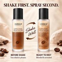 Brume Visage Hydratante au Café Hydra Crème OEM Marque Privée Hydratante Éclaircissante Soin de la Peau Fabricant Vente en Gros Anti-Âge