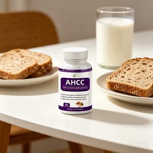 Cápsulas de Suplemento Herbal Natural AHCC, Apoyo Inmunológico, 500 mg, Cápsulas Duras, Certificado NSF, Vegano Orgánico, 60 Cápsulas de AHCC Orgánico Puro - Product Image 2
