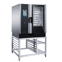 Four à vapeur professionnel électrique intelligent Rational Combi Steamer Oven commercial 6, 10 ou 20 plateaux - Prix
