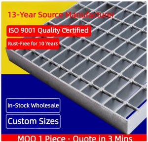 Grilles de plancher en acier galvanisé anti-corrosion personnalisées en usine OEM pour passerelles de colombiers - Product Image 1