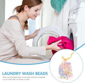 Potenciador de fragancia Floral refrescante de larga duración, suavizante de tela con aroma para ropa, lavado, aroma limpio, cápsulas de detergente para ropa - Product Image 4