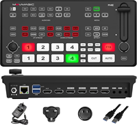 Conmutador mezclador de vídeo personalizado Movmagic M4E 4K HD, transmisión en vivo, 5 CANALES, soporte multivista OEM