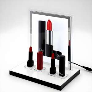 Organizador de lápiz labial acrílico para maquillaje de belleza, soporte para lápiz de cejas, organizador de labios, soporte de exhibición de almacenamiento de cosméticos - Product Image 1