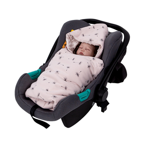 Couverture <span class=keywords><strong>pour</strong></span> bébé nouveau-né avec capuche coupe-vent, enveloppe chaude portable, siège auto <span class=keywords><strong>pour</strong></span> bébé, 0-3 mois, polyester/coton, hiver - Product Image 1