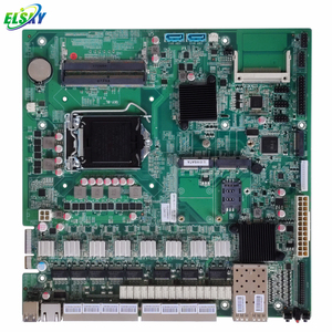 เมนบอร์ด Core I3/i5/i7 รองรับแรม DDR4 32GB 2 ช่อง, VGA, Gigabit 6LAN, 2SFP, ไฟร์วอลล์, รองรับ LGA 1151 สำหรับเซิร์ฟเวอร์, เราเตอร์, โฮสต์ - Product Image 1
