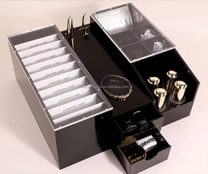 Espositore Personalizzato in Acrilico per Profumi e Cosmetici, Porta Trucchi e Ciglia con Logo, Cassetto in Plastica per Casa e Ufficio - Product Image 1