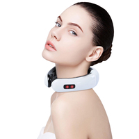 Mini masajeador de cuello y espalda en forma de U, masajeador inteligente con función de calefacción, Oem