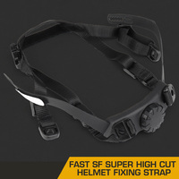 Bande de verrouillage tactique pour casque CS jeu de tir système de Suspension intérieur réglable mentonnière pour casque