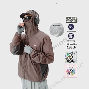 Custom Reflective Logo <b>Cycling</b> Jacket with UPF50 Anti-UV Hardshell for Spring Outdoor Sun Protection Rash Guard Clothing - Product Image 2