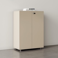 Organiseur de poste de travail modulaire industriel, armoires de rangement de bureau, 8 portes, armoire à dossiers verrouillable en mélamine, bibliothèque, bureau à domicile