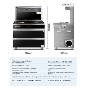 Nuevo diseño, 4 quemadores, hecho en China, Control Manual eléctrico, 3500W, cocina de inducción comercial negra con función Hotpot - Product Image 5
