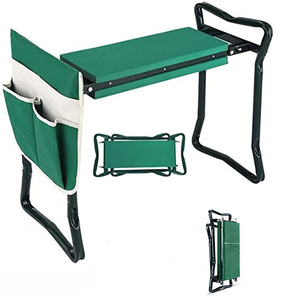 Honhill — <span class=keywords><strong>banc</strong></span> <span class=keywords><strong>de</strong></span> <span class=keywords><strong>jardin</strong></span> pliable et étanche, tabouret <span class=keywords><strong>de</strong></span> jardinage, avec pochette, lartéléon, siège robuste - Product Image 1