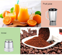 Blender et mixeur sur socle 5 en 1 Pro 1200W, mixeur alimentaire électrique de cuisine, machine à saucisses, machine à nouilles automatique 7L