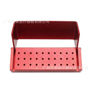 Porta-Fresas Dental de Aleación de Aluminio de 30 Orificios para Cabezal de Pulido de Alta Velocidad, Disponible en Varios Colores, Fuente de Alimentación Manual - Product Image 4