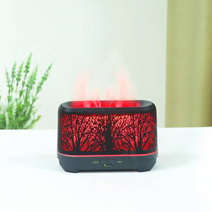 Humidificador Forest Lantern con luz LED efecto llama, capacidad de 0.5L para uso en el hogar y la oficina - Product Image 1