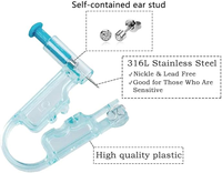 Hadiyah vente en gros jetable oreille Piercing pistolet Kit sécurité saine boucle d'oreille perceur outil Machine goujons nez lèvre corps accessoires