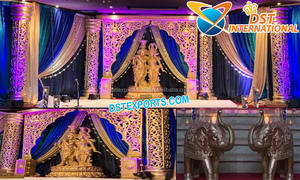 Mastani Palacio boda etapa de decoración Texas increíble Rajwada Palacio boda del último Rajwada boda fibra Decoración - Product Image 5