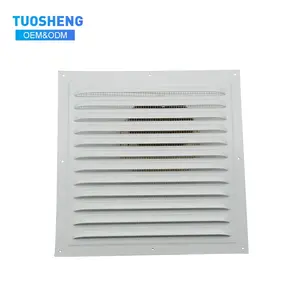 HVAC hệ thống vuông lưới tản nhiệt Vent kim loại nhôm Air Vent nướng Bìa