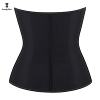Ceinture amincissante gainante effet ventre plat, 30 cm de hauteur, avec rallonge à crochet amovible, 9 baleines en acier, en latex respirant, grande taille, gaine amincissante pour la taille