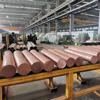 Barra de Cobre Electrolítico T2 de Calidad Premium, Barra de Cobre de Alta Conductividad para Equipos Eléctricos