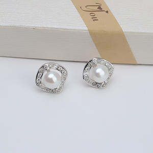 Colgante de Plata S925 con Diseño Minimalista de Flor Baotou, para Mujer, con Perla de 8-14 mm, Accesorios para Joyería DIY, Bandeja Vacía para Pendientes de Perla 1515 - Product Image 4