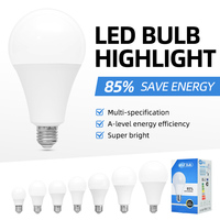 Ampoule LED super lumineuse E27, économie d'énergie, haute efficacité, longue durée de vie, sans scintillement, pour la maison, le bureau, le garage, l'atelier