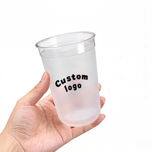 Gobelets jetables en <span class=keywords><strong>plastique</strong></span> PP givré en forme de U, personnalisés pour <span class=keywords><strong>mariage</strong></span>, 12oz/16oz, pour fêtes, bubble tea, bière, café, <span class=keywords><strong>mariage</strong></span> - Product Image 5
