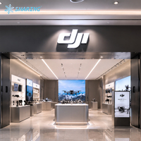 Enseignes 3D lumineuses LED en acrylique personnalisées pour intérieur/extérieur, finition miroir doré électroplaqué pour la décoration publicitaire commerciale